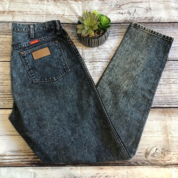 Wrangler Denim - VTG Wrangler High Waist Acid Wash Denim Jeans